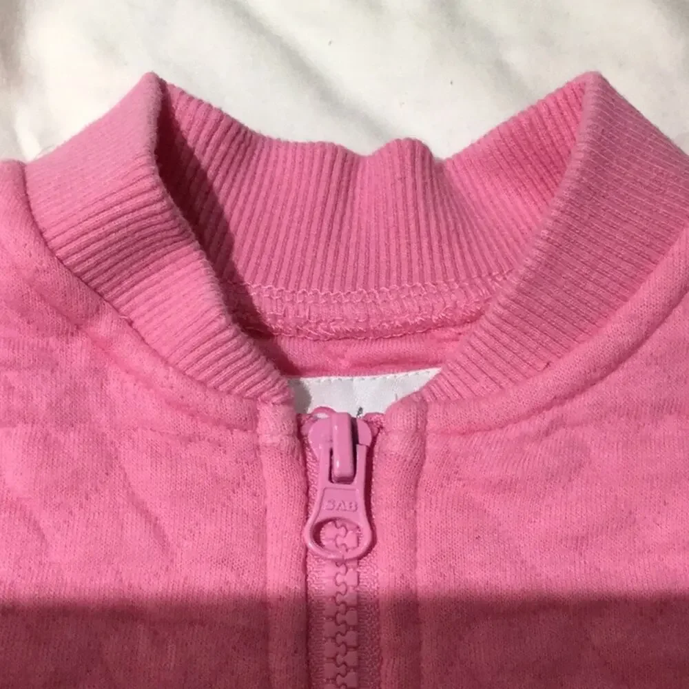 Children’s place quilted front zip jacket 2T euc